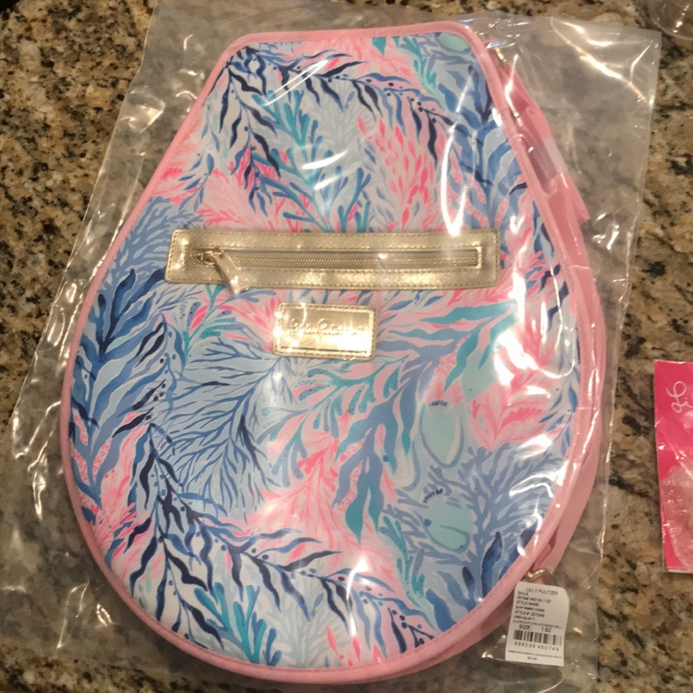 Lilly Pulitzer tennis racket bag